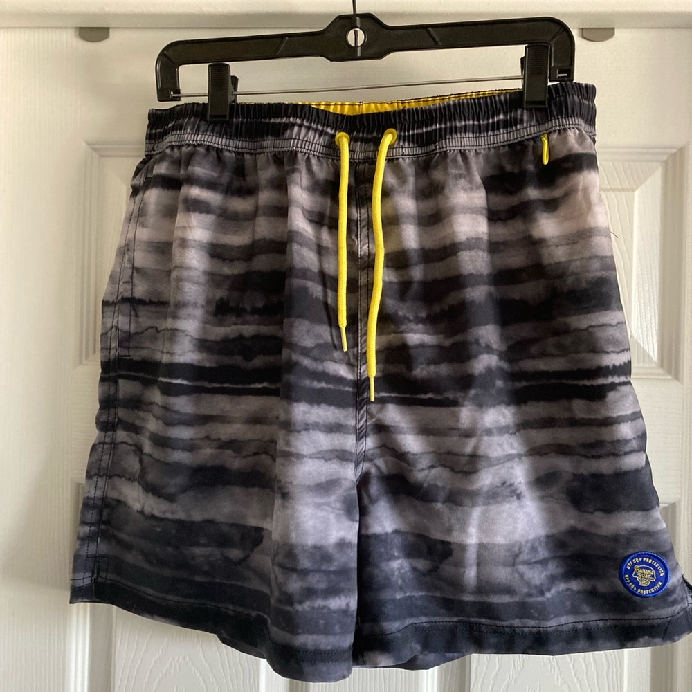 Men’s Banana Boat UPF 50+ Lined Swim Trunks Sz L